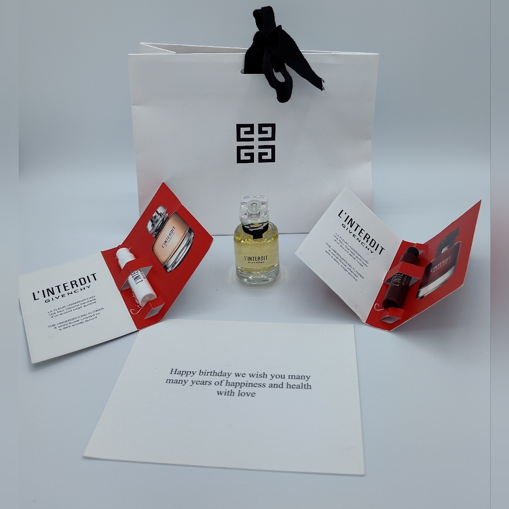 Givenchy VIP Birthday Gift Set L’Interdit Mini + Bag Exclusive & Gift Ready
